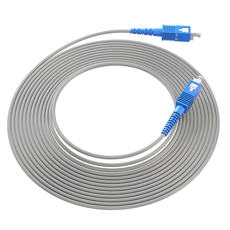 多模单芯光纤跳线灰色铠装（FC-SC-LC-ST）